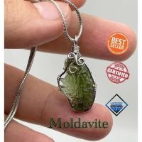 ราคา 1 Pc Natural Genuine Moldavite Pendant with free chain from Czech Republic for Healing (21887542981)