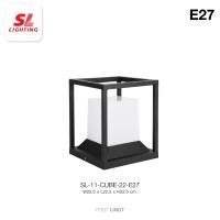 ราคา SL LIGHTING Post Light Modern โคมไฟหัวเสา ขั้ว E27 รุ่น SL 11 CUBE 22 E27 (22814785436)