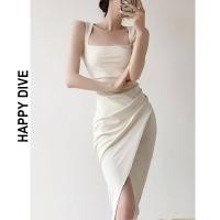 ราคา HappyDiva เดรสผู้หญิง เดรสสีเขียว สีขาว สีดำ เดรสแขนกุด เดรสคอเหลี่ยม เดรสทำงาน เดรสไฮโซ เดรสออกงาน เดรสไปงานแต่ง เดรสเซ็กซี่ 9640 (20879628709)