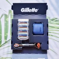 ราคา ชุดมีดโกน ยิลเลตต์ Fusion5 Proglide 1 Razor 4 Refill Blade Cartridges 1 Travel Case Gillette (12420007118)