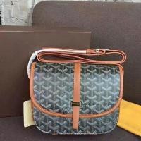 ราคา 617Goyard Saddle bag postman bag Saigon bag 2024 new trendy portable shoulder crossbody bag opposite flower version (22068122749)