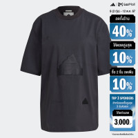 ราคา adidas ไลฟ์สไตล์ เสื้อยืดทรงโอเวอร์ไซส์ ผู้หญิง สีเทา HP1588 (22439446744)