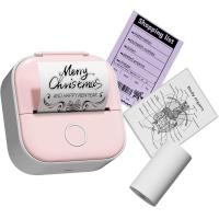 ราคา เครื่องปริ้นพกพา เครื่องพิมพ์สติ๊กเกอร์ Phomemo T02 เครื่องปริ้นสติ๊กเกอร์ ไร้หมึก พิมพ์ที่อยู่ รูปภาพ บาร์โค้ด ฉลาก Bluetooth Thermal Printer (22307365232)