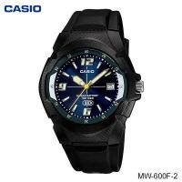 ราคา Casio Standard Men นาฬิกาข้อมือผู้ชาย สีดำ สายเรซิ่น รุ่น MW 600F MW 600F1A MW 600F 2A MW 600F 2A (18320829787)