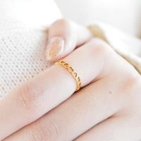 ราคา แหวนทองคำแท้ 9K ITALY 375 (12490081521)