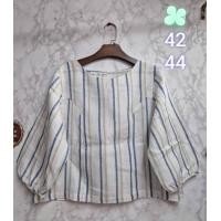 ราคา เสื้อคอปาดตีจีบหน้า แขนบอลลูนแขนส่วนเสื้อลินินงานพรีเมียม ผ้าลินินแท้100 ผ้าลินินเนื้อนุ่มใส่สบายมากค่ะ เสื้อคอปาดตีจีบ (22199500757)