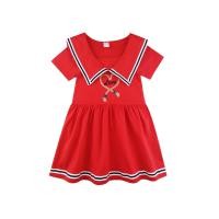 ราคา Chelsee ชุดเดรสกระโปรง เด็กผู้หญิง รุ่น 238027 มีปก ลายปักหัวใจ ผ้า 100 Cotton อายุ 2 9 ปี เสื้อผ้าเด็ก (21359554385)