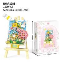 ราคา พร้อมไฟ เลโก้ดอกไม้ ตัวต่อดอกไม้ โมเดลกรอบรูป บล็อกตัวต่อ ของเล่นตัวต่อ ของเล่นเด็กผู้หญิง ของขวัญให้แฟน (21570576444)