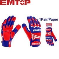 ราคา EMTOP ถุงมือช่าง อเนกประสงค์ รุ่นงานหนัก ขนาด XL รุ่น EMGV0101XL Mechanic Gloves (21433330876)