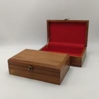 ราคา กล่องไม้สัก บุกำมะหยี่ ตลับไม้ กล่องเก็บของ ใส่พระ (22237448493)