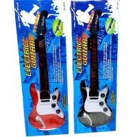 ราคา share ของเล่น กีตาร์ร็อค กีต้าร์ไฟฟ้า Electric Guitar มีเสียง มีไฟ สีแดง ดำ คละสีส่ง (142916934)