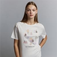 ราคา Giordano Women Womens WWS Collection Printed Tee 05394214 (22851808454)