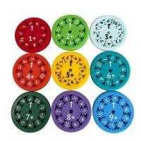 ราคา 9PCS Math Fact Fidget Spinners Number Fidget Toy for All the Stimmers Fidgeters Who Are Learning Math Division and Multiplication on One Fidget Learning Toy Relieves Stress (22186582842)