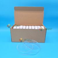 ราคา Petri Dish glass 90x15 60x15mm จานเพาะเชื้อแก้ว 10ชิ้น กล่อง (22773908983)