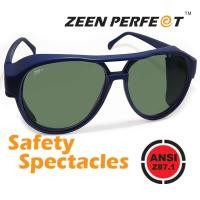 ราคา แว่นตาเซฟตี้ นิรภัย Safety Side Guard ZEEN PERFECT High Quality Aviator Style ผ่านมาตราฐาน ANSI Z87 1 American Standard มีกระบังข้าง กัน UV400 สามารถถอดเปลี่ยนเลนส์ได้ (22157343967)
