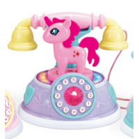 ราคา โทรศัพท์จำลอง โทรศัพท์มือถือจำลอง ลายม้าโพนี่ มีเสียงมีไฟ สำหรับเด็ก แบบสองภาษาของเล่นสำหรับเด็ก Pretend phone (22872755431)