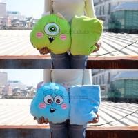 ราคา หมอนผ้าห่ม Mike Wazowski ไมค์วาซาวสกี้ Sulley ซัลลี่ Bashful 12นิ้ว 100x150cm ไมค์ วาซาวสกี้ Sully Monsters Inc (20537238438)