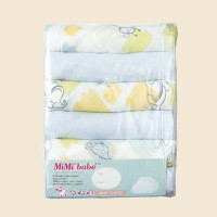 ราคา Mimibabe ผ้าอ้อมสาลู 27x27 นิ้ว บรรจุ 6 ผืน ลายสวนสัตว์ฟ้า (13376378411)