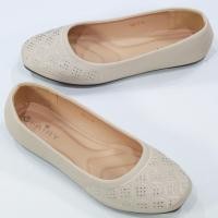 ราคา 222 2 หุ้มส้น พื้นนุ่มมาก หัวตัด หนังPUนิวบัค หน้าเพชร (22465829856)