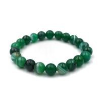 ราคา AGATE หินอาเกต โมรา สีเขียว เลือกขนาดเม็ดหินได้ สร้อยข้อมือหินแท้ by siamonlineshop (15603187708)