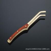 ราคา ทองเหลืองแบบบูรณาการผู้ถือถ้วยชาตัดคลิปหนีบชามีดส้อมช้อนอุปกรณ์พิธีชงชากังฟูพิธีชงชาหก Gentlemencaohuatang2 (19778325042)