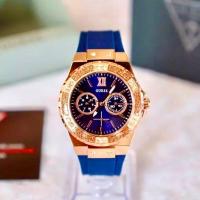 ราคา นาฬิกา GUESS WATCH เกรสน้ำเงิน สายชิลิคอลนิ่มใส่สบายมากใส่ได้ทุกวัย (22668364107)