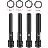 ราคา COD 8 14mm ลูกบล็อค ยาว128MM ขนาด4หุน สีดำ ลูกบล็อก ปากหกเหลี่ยม 1 2นิ้ว 4หุน ลูกบ๊อก บล็อกลม ชุดลูกบล็อกยาว ชุดบล็อก ชุดประแจไฟฟ้า ลูกบล็อคลมยาว (22775119460)