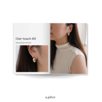 ราคา A piece ต่างหูห่วง silver 925 post One touch 101 collection Round drop one touch earrings (22468057586)