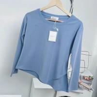 ราคา 040 คอกลมแขนยาวชายสามเหลี่ยม ไซร์2 อก 36 40 ยาว23 (22702595351)