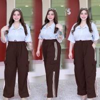 ราคา A5 คาโก้แทบ กางเกงคาโก้ขายาว มีแถบ ผ้าวูลเวฟ พร้อมส่ง (22012446023)