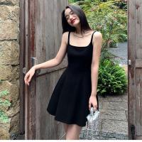 ราคา Lunashop ชุดเดรสวินเทจสีดำแขนกุด ผู้หญิง ทรงเอ เดรสไปงานปาร์ตี้สุดหรู ความยาวมินิ เดรสลำลอง ฤดูร้อน 2024 (22702897678)