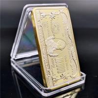 ราคา เหรียญทองคำแท่งขนาด10000ดอลลาร์สหรัฐฯพร้อมแคปซูลทำจากโลหะอเมริกันแท่งทอง24K สหรัฐอเมริกา (21738485329)
