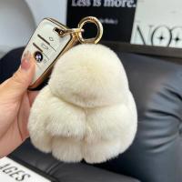 ราคา พวงกุญแจรถยนต์รูปกระต่ายน้อยตุ๊กตาขนกระต่ายน่ารักที่ห้อยกระเป๋ามินิตุ๊กตาขนฟูเครื่องประดับห้อยแกล้งตายกระต่าย (21429973641)