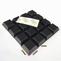 ราคา 12Pcs pack Square Self Adhesive Stick Bumper Pad Tall Rubber Feet For Electronics Glass Speaker Laptop Appliances Furniture Computer (13980055423)
