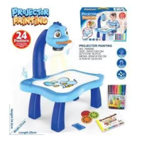 ราคา ของเล่นเด็กโต๊ะวาดภาพระบายสีHOTเด็กการศึกษาEarlyการเรียนรู้ดนตรีโปรเจคเตอร์ภาพวาดโต๊ะวาดเขียนโต๊ะของเล่น (22610741551)