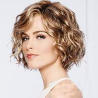 ราคา วิกผม วิก wig สำหรับผู้หญิง ลอนสั้นสีน้ำตาล พร้อมส่ง (21163338370)