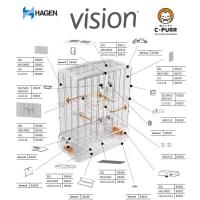 ราคา อะไหล่ กรงวิชั่น กรงนก HAGEN VISION (20685816909)