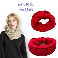 ราคา พร้อมส่ง ผ้าพันคอไหมพรมทรงโดนัท (21537821905)