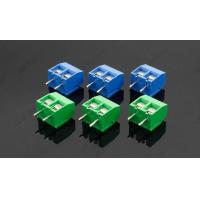 ราคา 20 ชิ้น 2 pin เทอร์มิเนอร์แบบขันสกรู สำหรับบัดกรีลบนแผ่น PCBบอร์ดทดลอง ระยะพิตช์ pitch 5 mm เลือกสี Screw 2Pin 5 0mm Straight Pin PCB Screw Terminal Block Connector Blue and green (667278247)