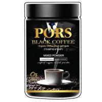 ราคา กาแฟ PORS Black coffee พอช กาแฟดำ กาแฟโสมทองเกาหลี 100g (22836688228)