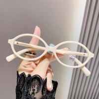 ราคา แว่นตาแฟชั่น แว่นตาวินเทจเลนส์ใส ทรงรี แว่นกรองแสงสีฟ้าแว่นตากันแดด (22689153487)