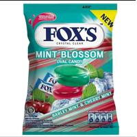 ราคา ฟ็อกซ์ ลูกอมรสบาร์เลย์มิ้นต์กับเชอร์รี่มิ้น Foxs Mint Blossome Candy Barley Mint Cherry Mint 125g (17651964454)