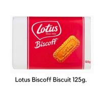 ราคา Lotus Biscoff Biscuit บิสกิตคาราเมล 125g 156g 250g บิสกิต โลตัสบิสคอฟ (22861479814)