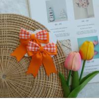 ราคา โบว์ติดผมนักเรียนลายสก๊อต ราคา 1คู่ (15416776357)