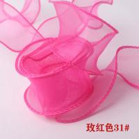 ราคา IFS ริบบิ้นผ้า กว้าง4ซม ยาว2เมตร ริบบิ้น ริบบิ้นผ้าแก้ว ริบบิ้นชีฟอง ริบบิ้นซีทรู ริบบิ้นห่อเค้ก ริบบิ้นช่อดอกไม้ (22679246481)