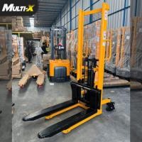 ราคา MULTI X รถยกไฮดรอลิค Hand Stacker รุ่น HS 1T x 1 6m รับน้ำหนัก 1000 กิโลกรัม ยกสูง 1 6 เมตร (397478741)