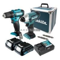 ราคา ชุด COMBO MAKITA CLX224X1 ประกอบด้วย ไขควงกระแทก MAKITA TD110DZ และ สว่าน MAKITA DF333Z 12V (17492623024)
