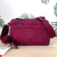 ราคา กระเป๋าสะพายข้างขนาดกะทัดรัด KIPLING Mini Crossbody bag ผลิตจากวัสดุ Nylon ซับใน Polyester100 งานแบรนด์แท้outlet (20477955870)