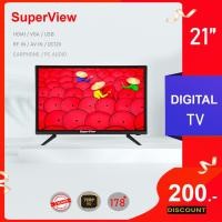 ราคา ดิจิตอลทีวี SuperView LED DIGITAL TV ขนาด 43 นิ้ว 32 นิ้ว 19 นิ้ว 21 นิ้ว 22 นิ้ว 24 นิ้ว 29 นิ้ว 24นิ้ว ทีวีดิจิตอล (21814271882)