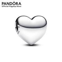 ราคา Pandora Engravable heart sterling silver charm (22495580163)
